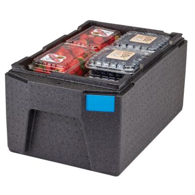 Termoizolační box Cam GoBox, horní plnění, GN 1/1, 46 l, Cambro, Černá, 680x400x(H)321mm | EPP180LH110